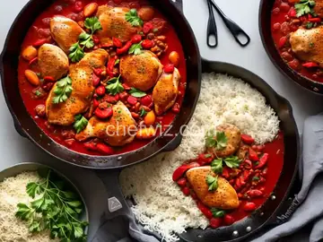 Skillet Chicken Cacciatore