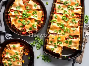 Skillet Chicken Lasagna