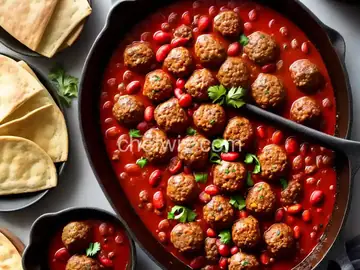 Skillet Chili & Meatballs