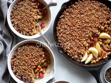 Skillet Granola-Apple Crisp