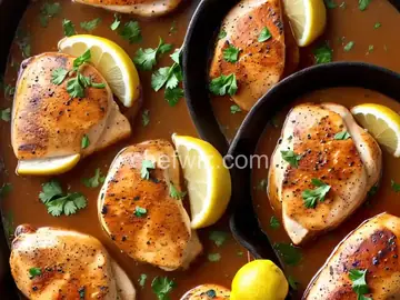 Skillet Lemon Chicken Breasts