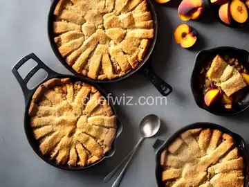 Skillet Peach Cobbler