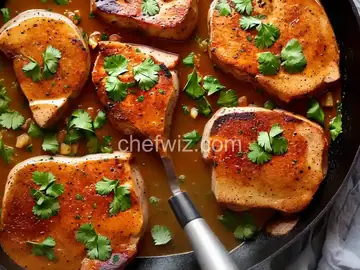 Skillet Pork Chops with Salsa Verde