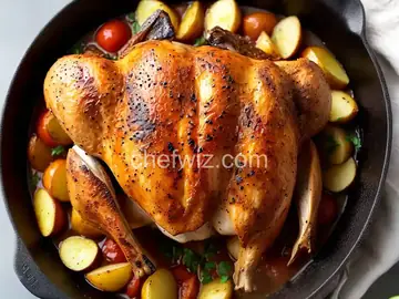 Skillet-Roasted Chicken & Potatoes