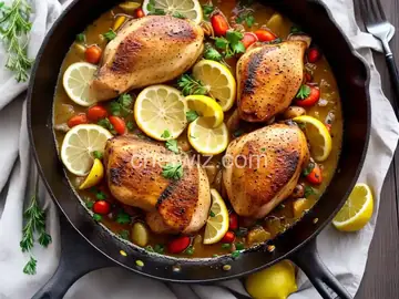 Skillet-Roasted Lemon Chicken