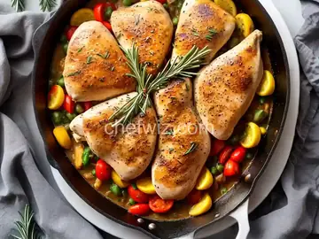 Skillet Rosemary Chicken