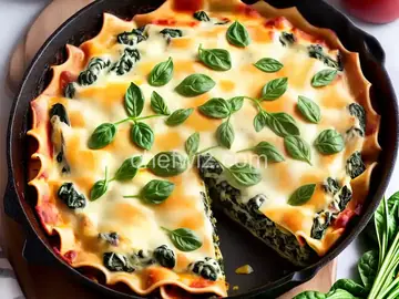 Skillet Spinach Lasagna