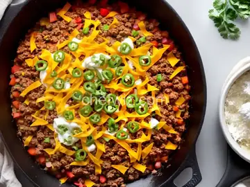 Skillet Taco Bake