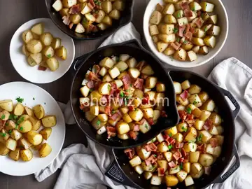 Skillet Turnips and Potatoes with Bacon
