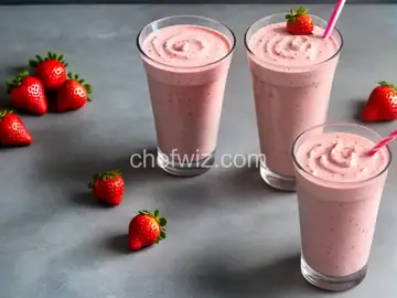 Skinny Strawberry Milkshake
