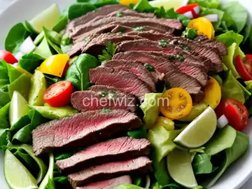 Skirt Steak Salad With Cilantro-Lime Dressing Recipe
