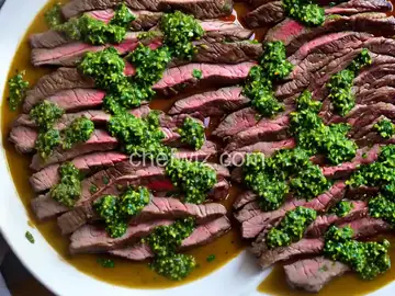 Skirt Steak with Chimichurri Sauce