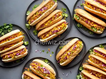 Slaw Dogs with Mustard Recipe