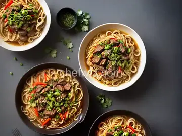 Slicked and Spicy Lamb Noodles