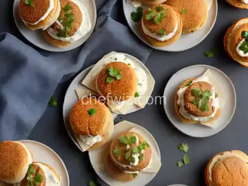 Sliders with Chipotle Mayonnaise