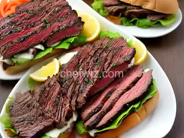 Sloppied Flank Steak Sandwiches