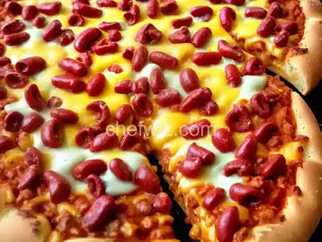 Sloppy Jessica, or Mac-and-Cheese-Chili Pizza on a Bun Recipe