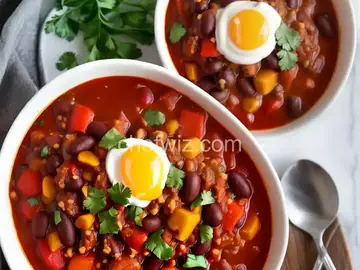 Slow Cook 3-Bean Chili (Vegetarian and Gluten Free)