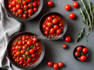 Slow-Cooked Cherry Tomatoes With Coriander and Rosemary
