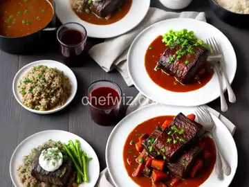 Slow-Cooked German Short Ribs