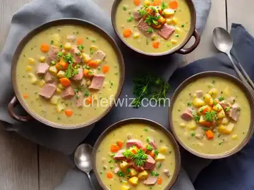 Slow Cooked Ham and Potato Chowder