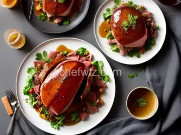 Slow-Cooked Honey-Glazed Ham