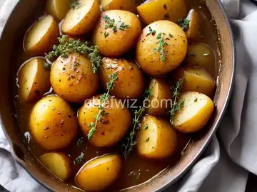 Slow Cooked Potatoes with Butter and Thyme
