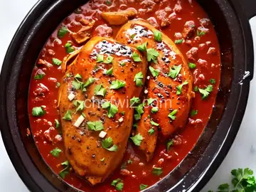 Slow Cooker Barbecue Chicken Breast