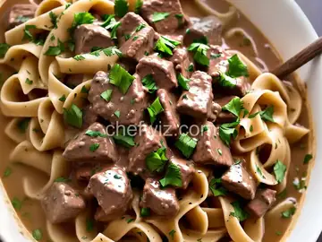 Slow Cooker Beef Stroganoff