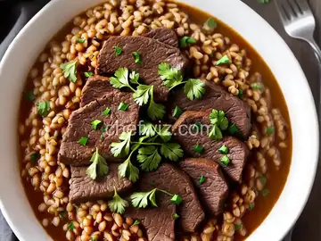 Slow-Cooker Beef and Barley