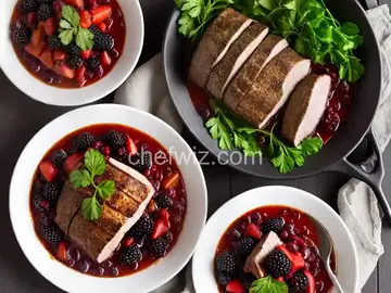 Slow Cooker Blackberry Pork Tenderloin