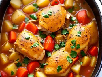 Slow-Cooker Buttery Chicken and Potato Stew