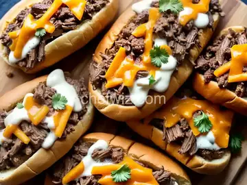 Slow Cooker Cheese Steaks