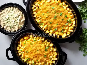 Slow Cooker Cheesy Potatoes