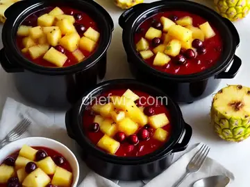 Slow Cooker Cherry and Pineapple Delight