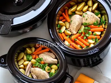 Slow Cooker Chicken Quarters with Potatoes & Carrots