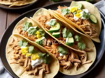 Slow-Cooker Chicken Tinga Tacos