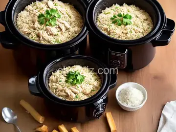 Slow Cooker Chicken and Rice