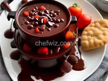 Slow Cooker Chocolate Fondue