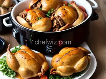 Slow Cooker Cornish Hens