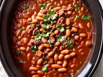 Slow Cooker Cowboy Beans