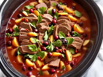 Slow Cooker Cranberry Fig Pork