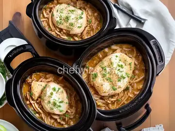 Slow Cooker French Onion Chicken