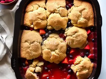 Slow Cooker Fruit Cobbler
