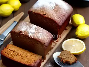Slow Cooker Gingerbread Cake with Lemon Sauce
