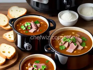 Slow Cooker Ham Bone Soup