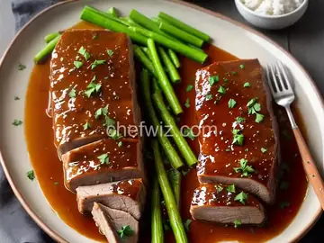 Slow Cooker Honey Garlic Pork Loin Roast