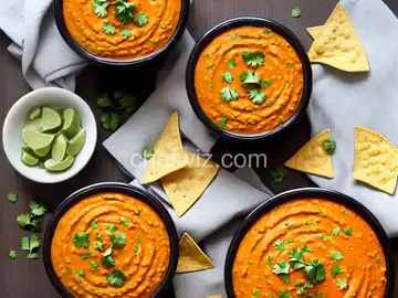 Slow Cooker Lentil Nacho Dip