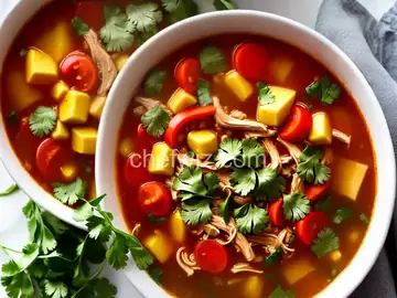 Slow Cooker Mexican Chicken Soup