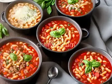 Slow Cooker Pasta e Fagioli Soup